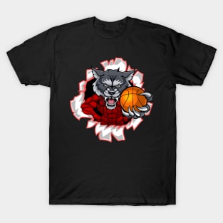 wolf ripping T-Shirt